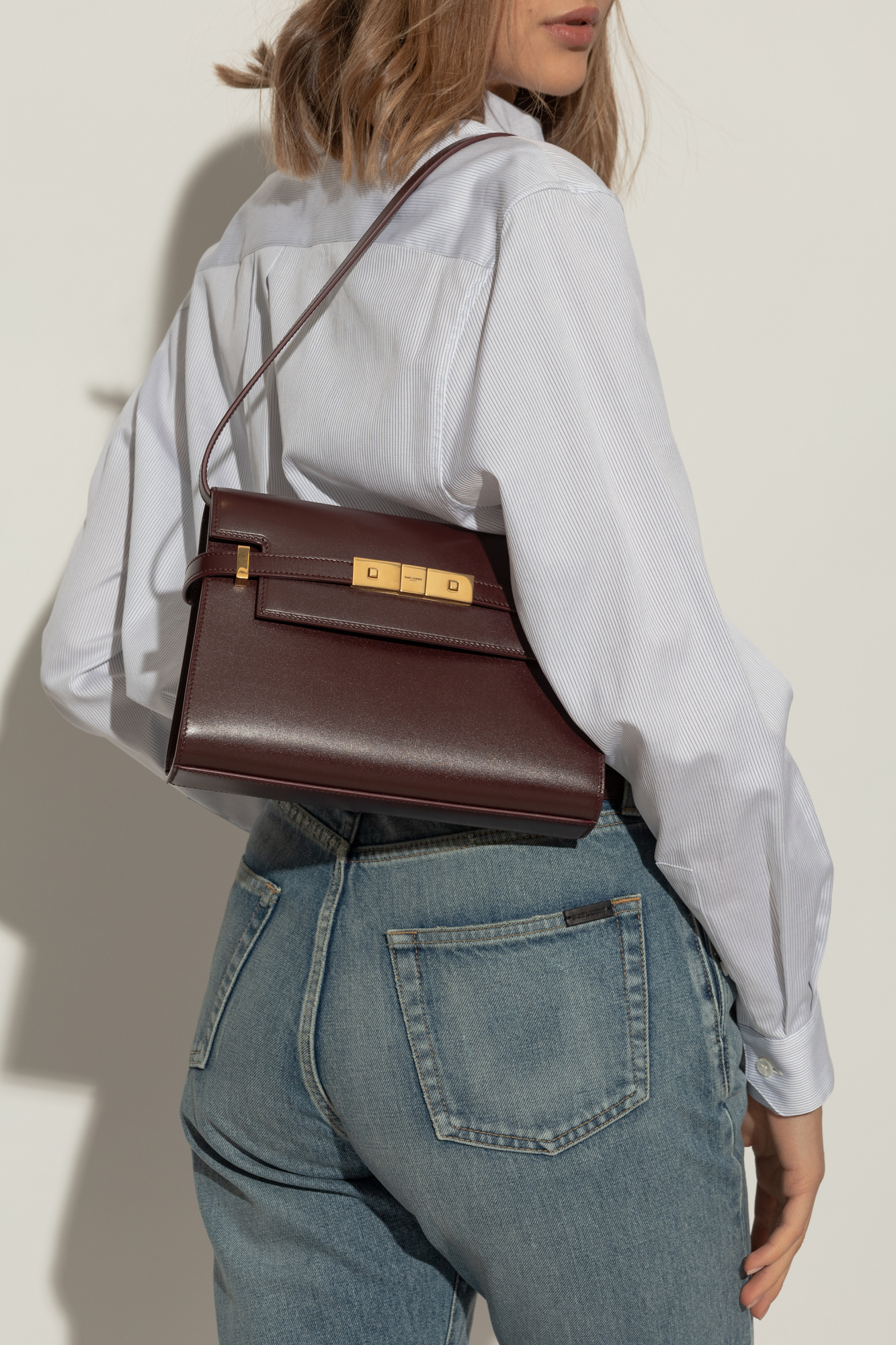 SAINT LAURENT マンハッタン マンハッタン スモール（ボックスSAINT LAURENT） ブラック | Saint